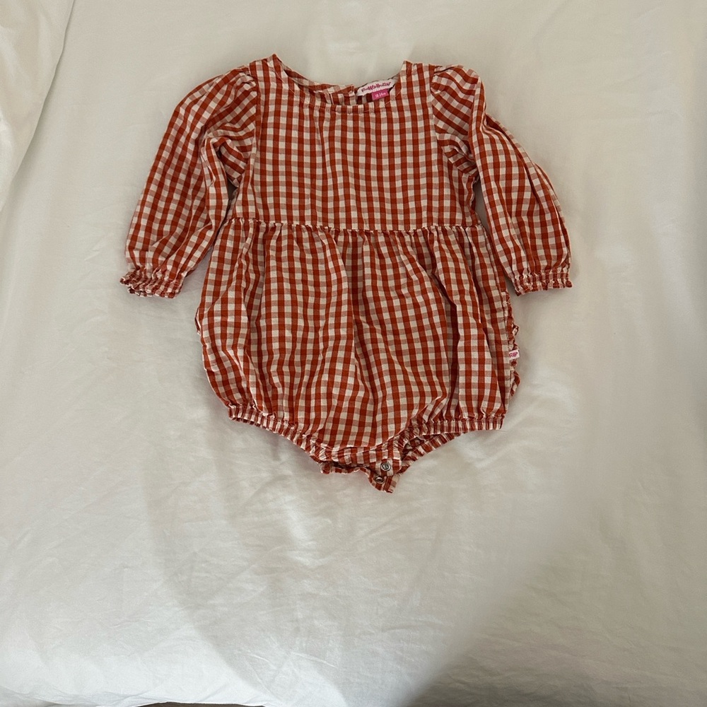 Rufflebutts Girls Gingham Bubble